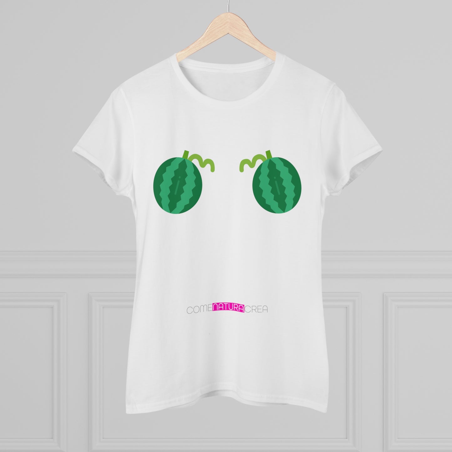 COME NATURA CREA - Tshirt premium - Meloni